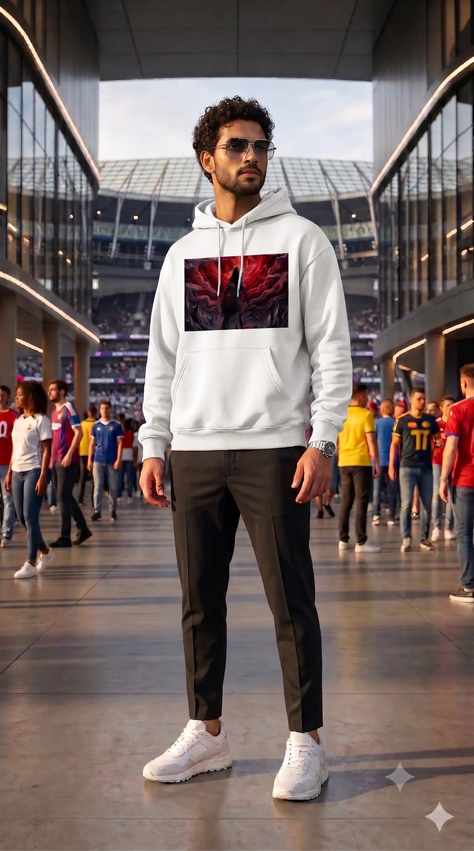 Power of Mahadev | Pixelated83 Premium Unisex Hoodie