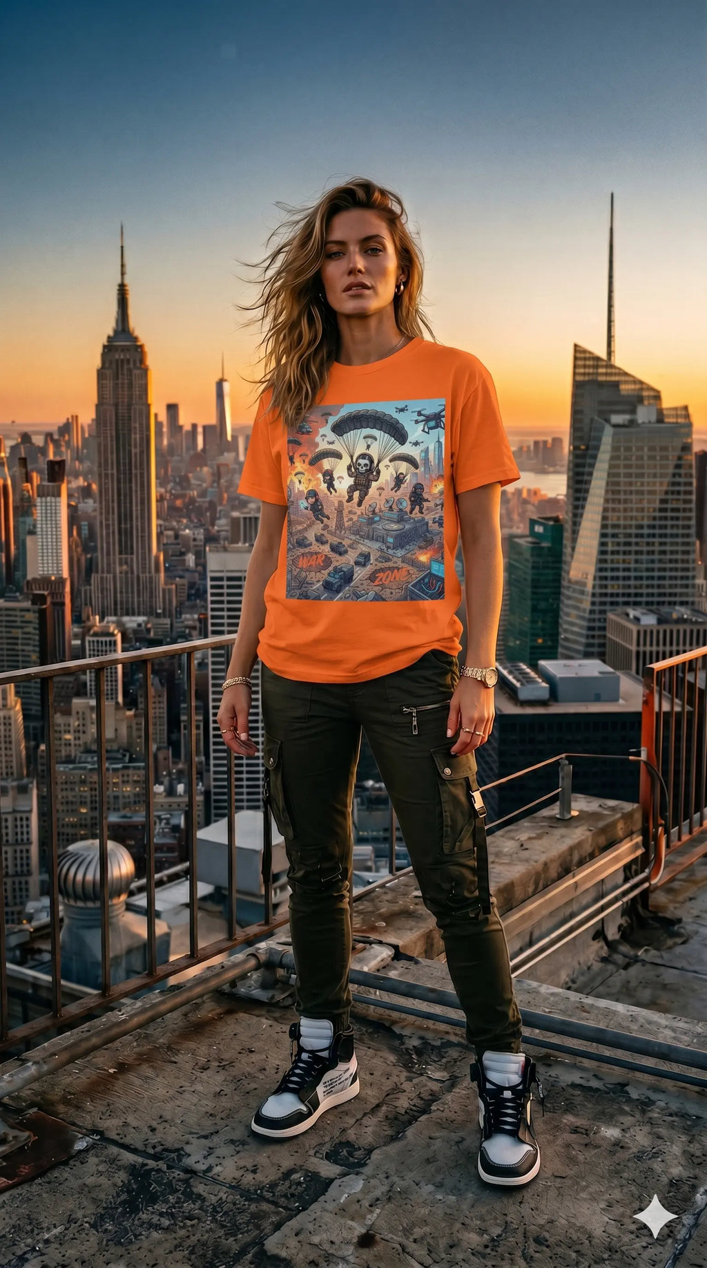 War Zone- Pixelated83 Premium Unisex  Tee