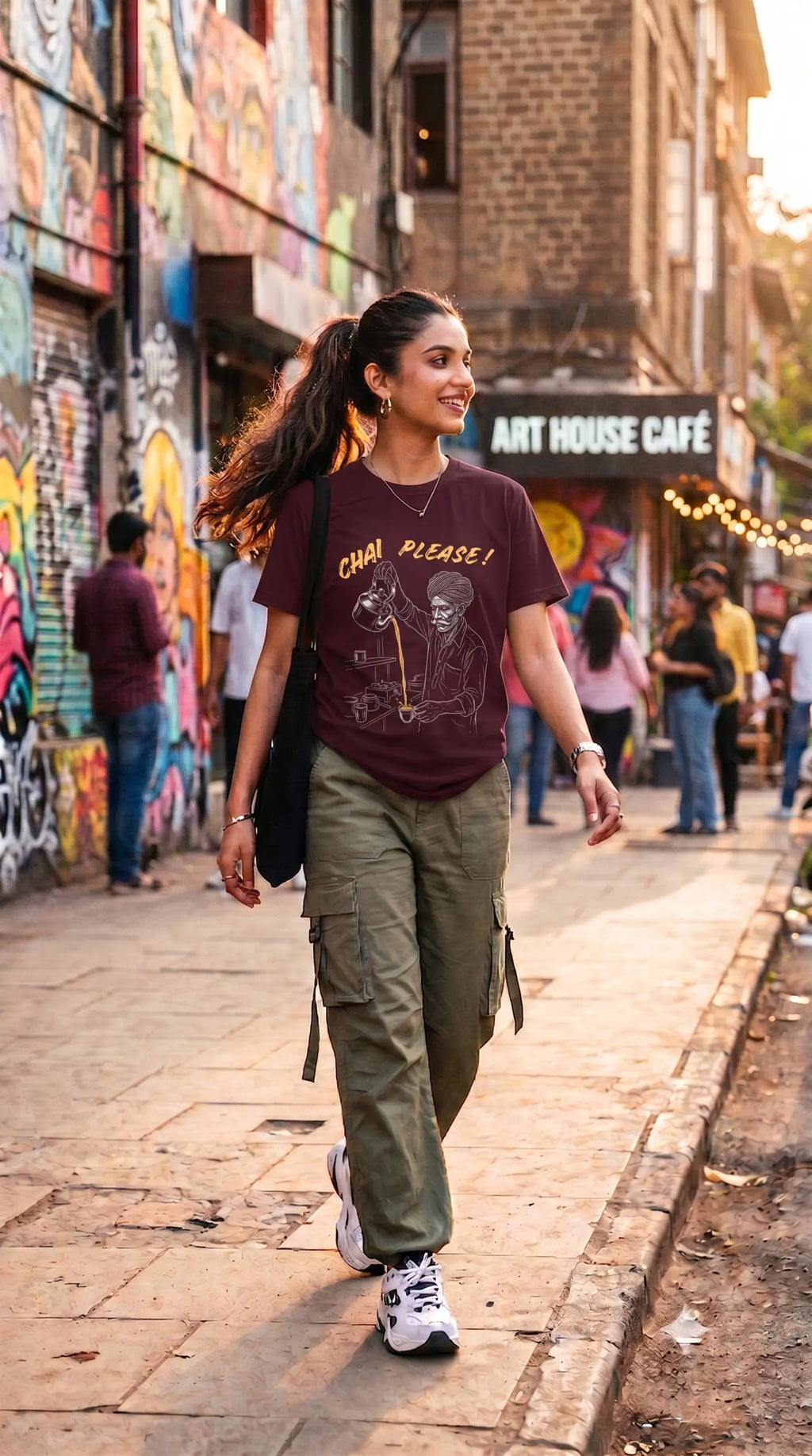 Chai Please | Pixelated83 Premium Unisex Classic Crew T-Shirt