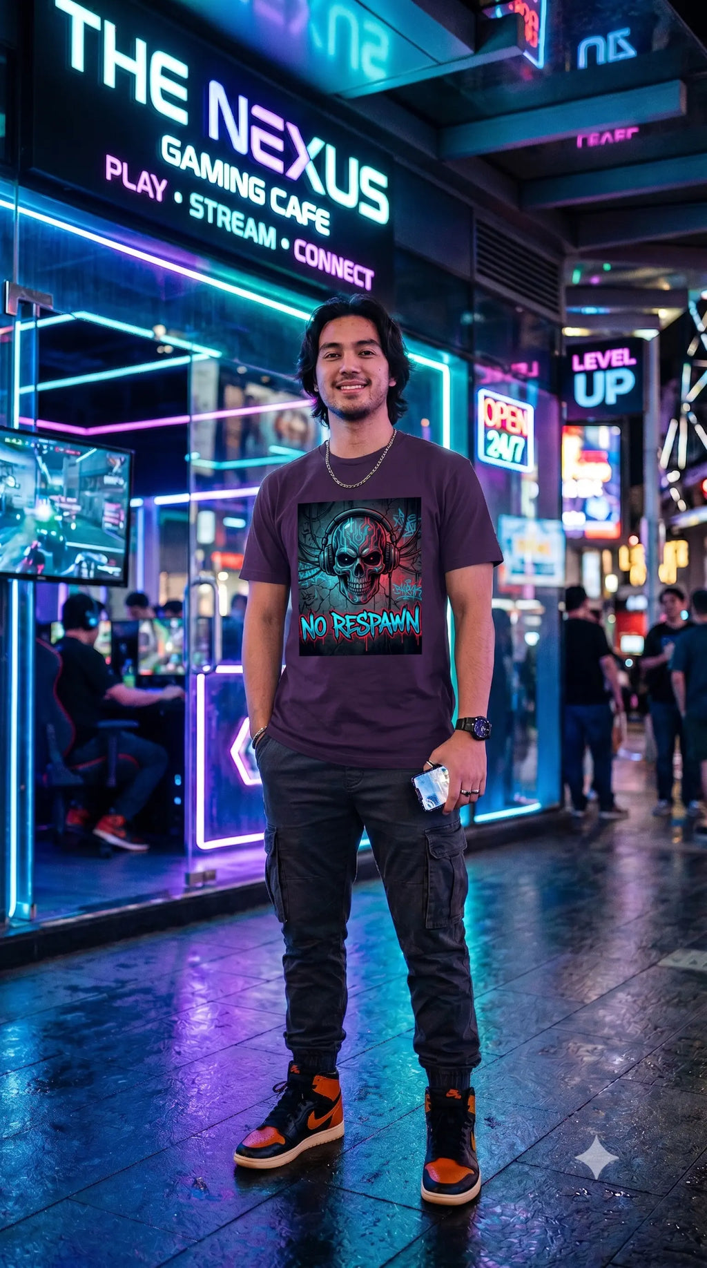 No Respawn | Pixelated83 Premium Unisex Classic Crew T-Shirt