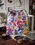 Pixel Legend - Pixelated83 Premium AOP Drawstring Bag