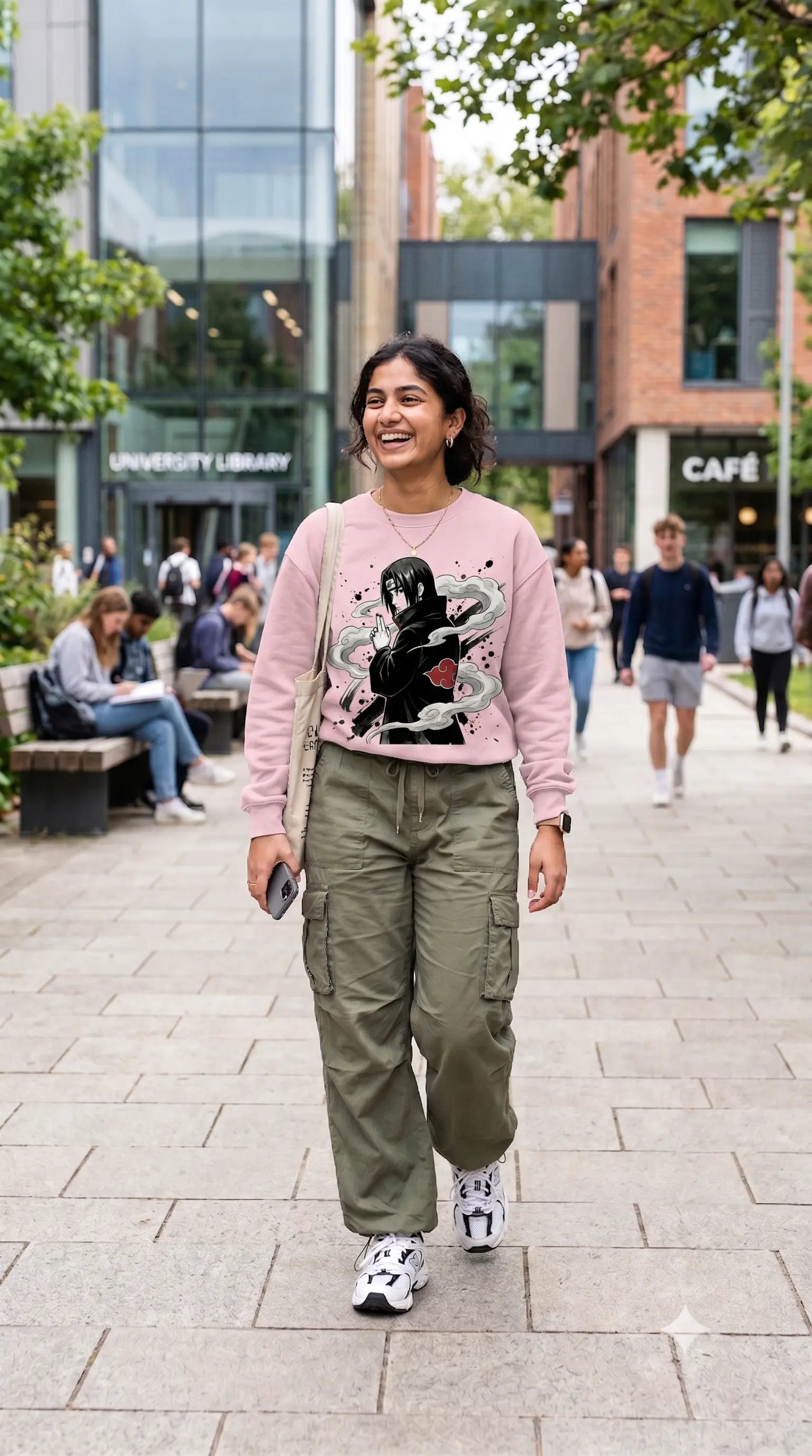 Anime Ninja Ink Art | Pixelated83 Premium Unisex Sweatshirt