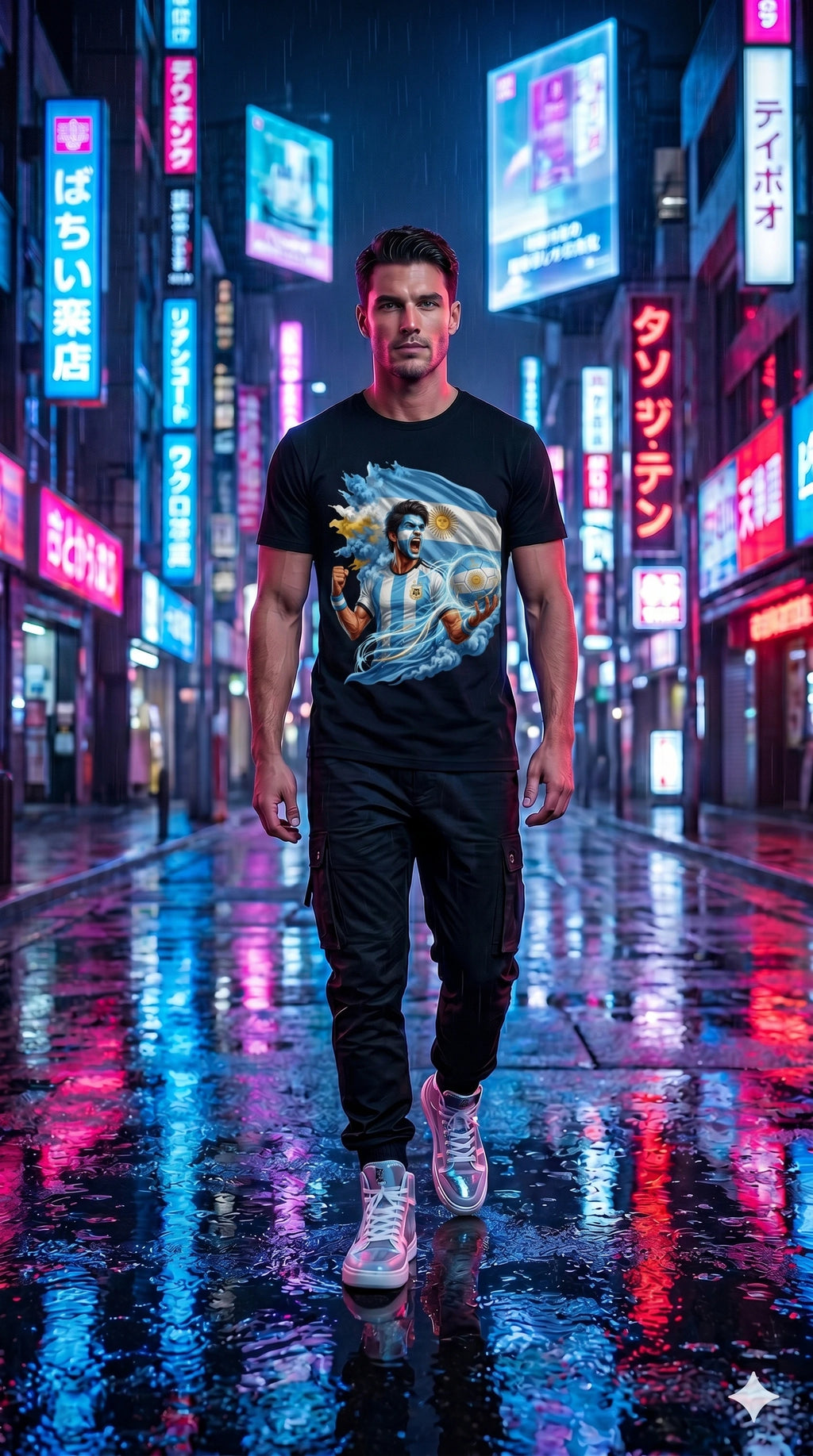 Argentina WC26 - Pixelated83 Premium Unisex Classic Crew T-Shirt