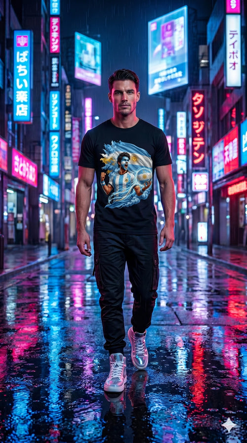 Argentina WC26 - Pixelated83 Premium Unisex Classic Crew T-Shirt