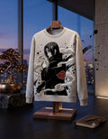 Anime Ninja Ink Art | Pixelated83 Premium Unisex Sweatshirt