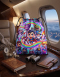 Superhero Universe | Pixelated83 Premium AOP Drawstring Bag