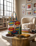 Retro Explosion |Pixelated83 Premium Unisex AOP Large Totebag