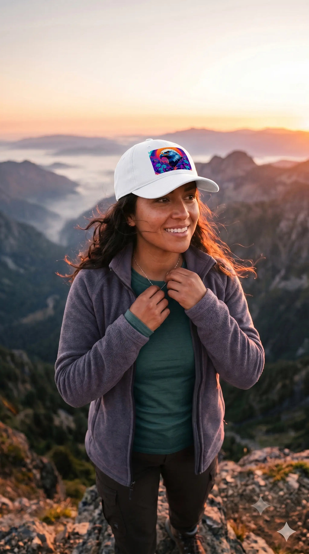 The Pride Eagle | Pixelated83 Premium BaseBall Cap