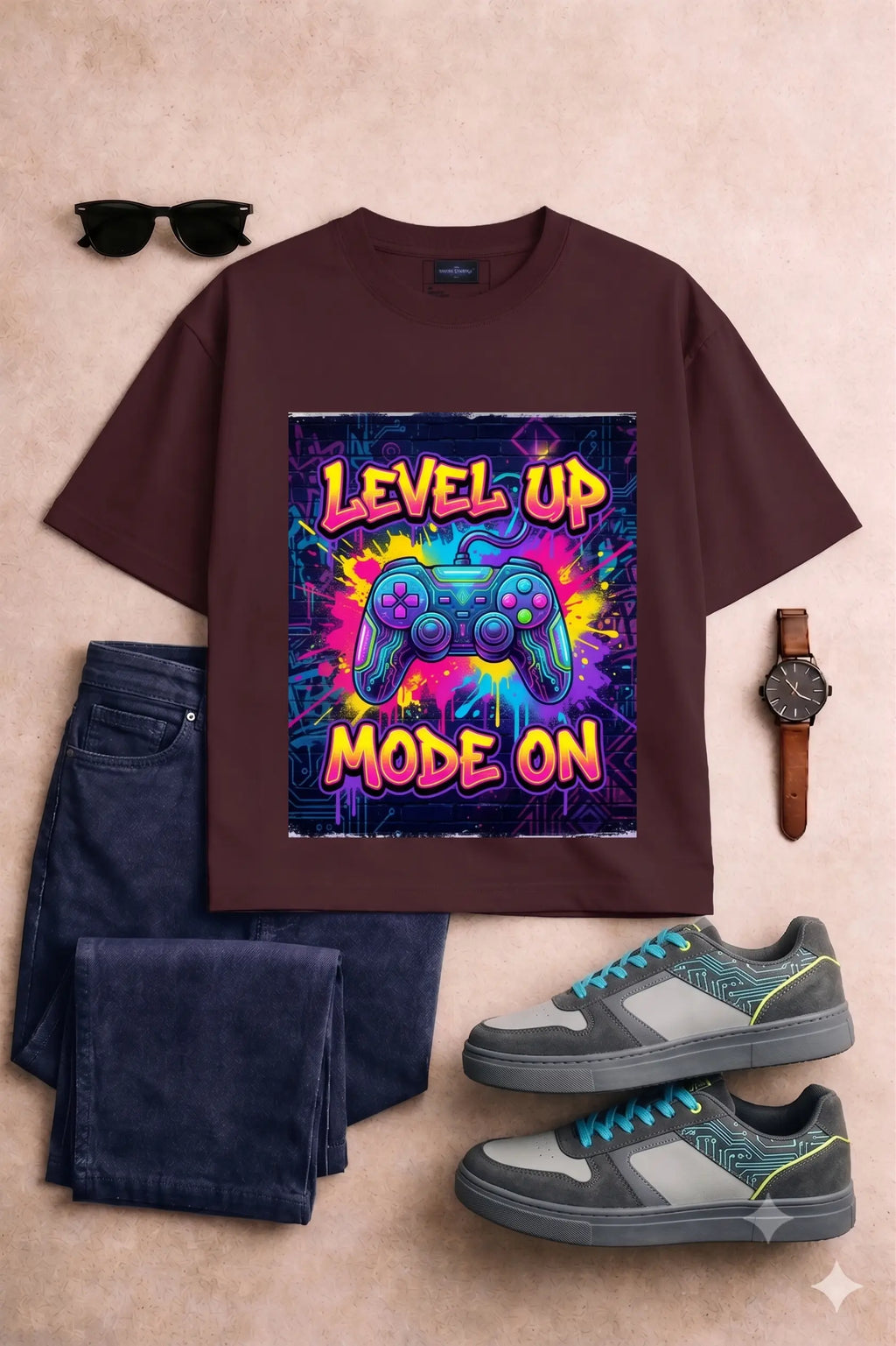 Gaming Mode Activated | Pixelated83 Premium Unisex Classic Crew T-Shirt