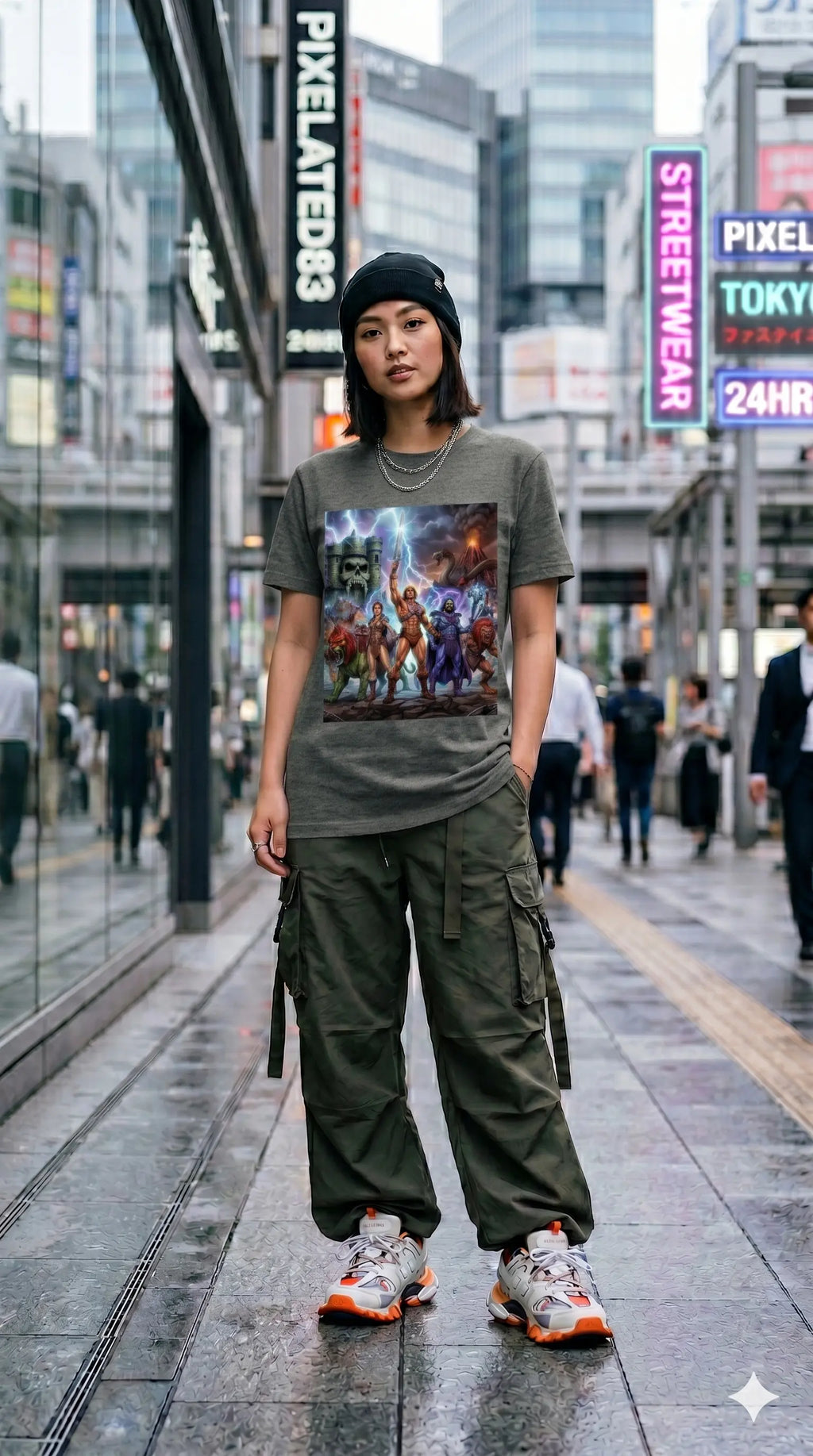 Masters - Pixelated83 Premium Unisex  Classic Crew Tee