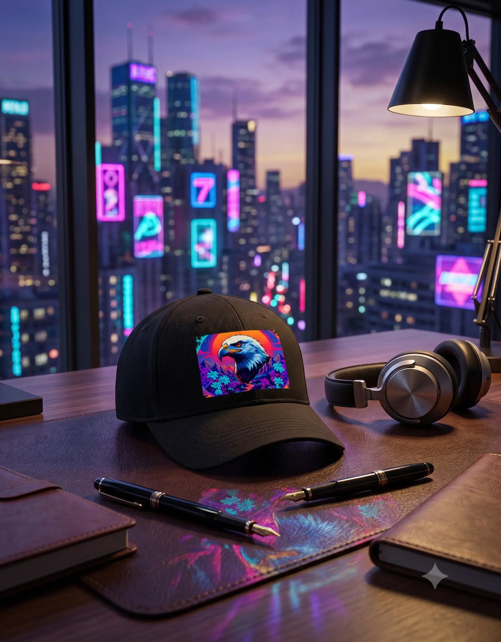 The Pride Eagle | Pixelated83 Premium BaseBall Cap