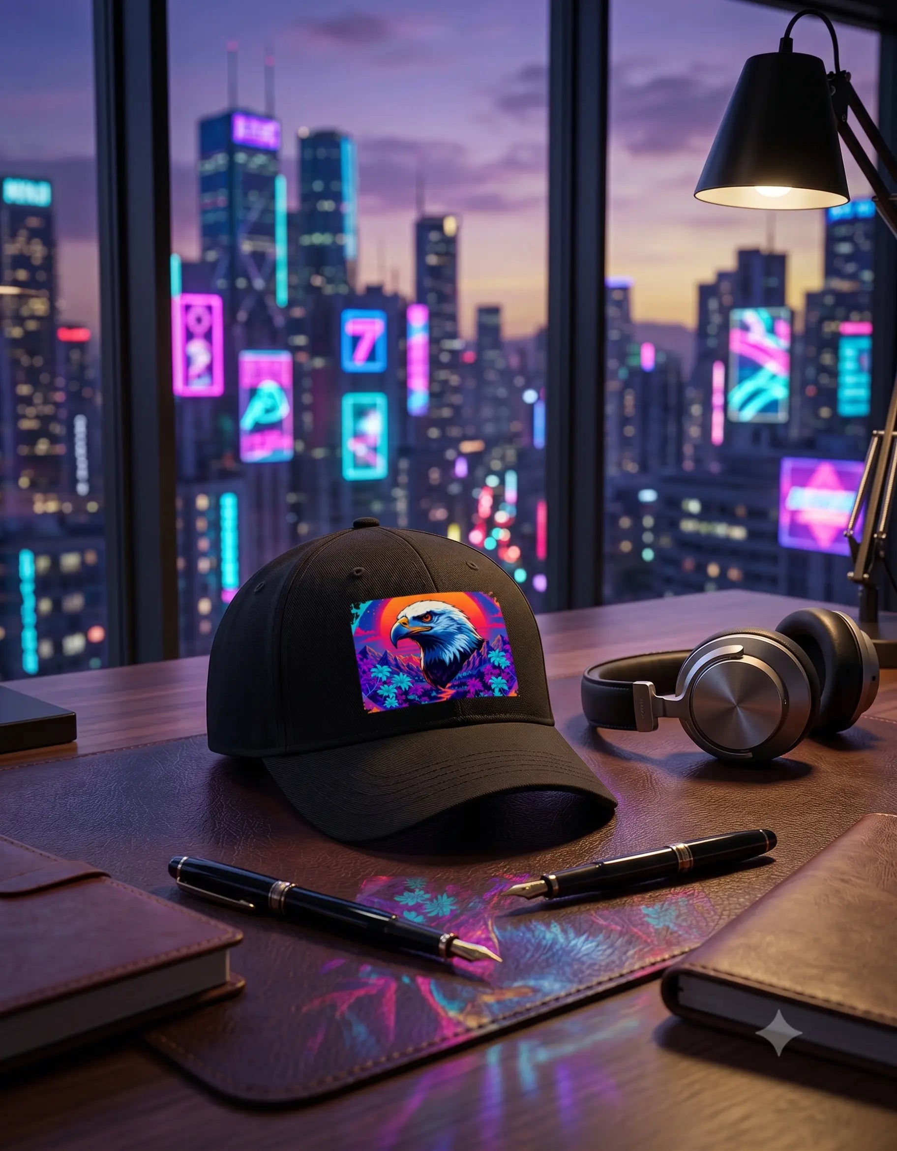 The Pride Eagle | Pixelated83 Premium BaseBall Cap