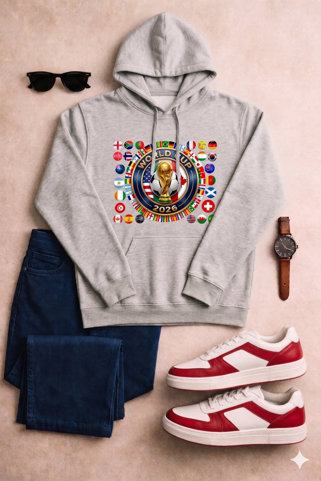 WCUP 2026 Pixelated83 Premium Unisex  Hoodie