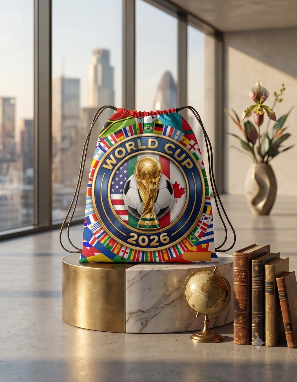 World Cup 2026 | Pixelated83 Premium AOP Drawstring Bag