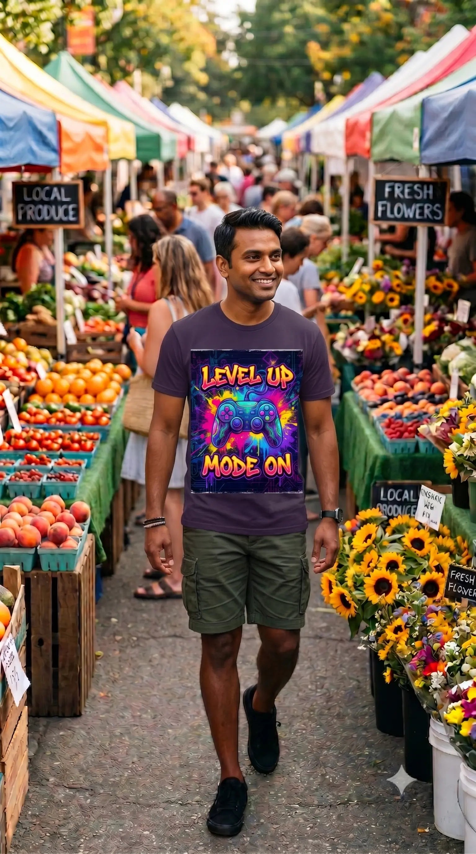 Gaming Mode Activated | Pixelated83 Premium Unisex Classic Crew T-Shirt